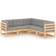 vidaXL 3076774 Loungeset, Bord inkl. 5 Soffor