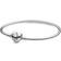 Pandora MoHerents Heart Clasp Armband - Sterlingzilver