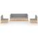 vidaXL 3076439 Loungesæt, borde inkl. 5 sofaer