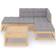 vidaXL 3076529 Loungesæt, borde inkl. 2 sofaer
