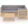 vidaXL 3076599 Loungeset, 1 Bord inkl. 4 Soffor