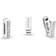 Pandora Sparkling Clip Charm - Silver/Transparent