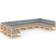 vidaXL 3077204 Lounge-Set, Tisch einschl. 10 Sofas