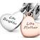 Pandora Mother & Daughter Heart Split Dangle Charm - Silver/Rose Gold