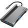 Hama USB C-3xUSB A/HDMI/VGA/RJ45 M-F 0.2m