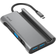 Hama USB C-3xUSB A/HDMI/VGA/RJ45 M-F 0.2m