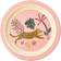 Rice Kids Melamine Lunch Plate Jungle Animals Print