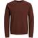 Jack & Jones Textured Knitted Sweater - Brown/Chocolate Fondant