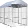 vidaXL Dog Farm for Outdoor Use with Roo