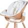 Childhome Newborn Cuscino di seduta Evolu Hearts bianco