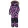 Didriksons Polarbjörnen Printed Kid's Coverall - Radiant Purple Islands (503836-991)