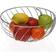 BigBuy Home Metal Chrome Salt Corbeille à fruits