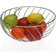 BigBuy Home Metal Chrome Salt Corbeille à fruits