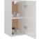 vidaXL - Wandschrank 29.5x60cm