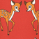 Småfolk Sweatshirt with Deer - Apple Red (14-2402)