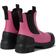 Ganni Recycled Rubber Chelsea Boots - Pink