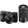 Sony Fotocamera Mirrorless A6100 16-50mm 55-210mm (black)