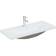 vidaXL Lavabo Da Incasso Con Rubinetto 91x39x18 cm Ceramica Bianco