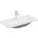 vidaXL Lavabo Da Incasso Con Rubinetto 81x39x18 cm Ceramica Bianco