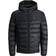 Jack & Jones Hooded Nylon Puffer Jacket - Black/Black