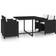 vidaXL 43898 Matgrupp, 1 Bord inkl. 8 Stolar