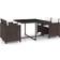 vidaXL 43898 Matgrupp, 1 Bord inkl. 8 Stolar