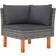vidaXL 3059717 Loungeset, Bord inkl. 4 Soffor