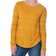 Only Caviar Texture Knitted Pullover - Yellow/Golden Yellow