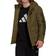 Adidas Utilitas 3-Stripes Hooded Jacket Unisex - Focus Olive