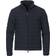 Emporio Armani Eagle Logo Patch Quilted Nylon Full-Zip Down Jacket - Navy Blue