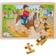 Goki Inlay Puzzle Ponyhof 24 Bitar