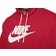 Nike Club Fleece Graphic Pullover Hoodie - University Red/White/White