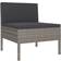 vidaXL 3056988 Loungeset, Bord inkl. 4 Soffor