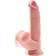 Pipedream King Cock Plus Dildo Realistico con Scroto Mobile 24 cm Beige