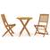 vidaXL 3058256 Ensemble repas de patio, 1 Table incluse 2 Chaises