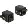 DeLock Panel Mount RJ45-RJ45 Adapter