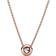 Pandora Round Sparkle Halo Necklace - Rose Gold/Transparent