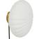 Hübsch Kumu Brass/White Vægarmatur ∅ 25cm