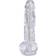 Pipedream King Cock Clear 8" Cock with Balls