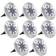 vidaXL Solar Ground Lighting 13cm