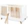 Pinolino Lit De Bébé Évolutif Pan Blanc 29.5x57.1"