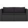 vidaXL 46556 Lounge-Set, Tisch einschl. 2 Sofas