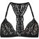 Hunkemöller Rose Padded Triangle Bralette - Black