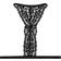 Hunkemöller Rose Padded Triangle Bralette - Black