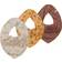 Pippi Teething Bib Tortoise Shell 3-pack