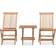 vidaXL 315455 Patio Dining Set, 1 Table incl. 2 Chairs