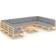 vidaXL 3077199 Loungeset, 1 Bord inkl. 9 Soffor