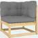 vidaXL 3077199 Loungeset, 1 Bord inkl. 9 Soffor