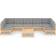 vidaXL 3077189 Lounge-Set, 1 Tisch einschl. 7 Sofas