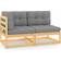 vidaXL 805745 Loungesæt, borde inkl. 2 sofaer